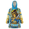 Gold Coast Naidoc Week Snug Hoodie - Gold Coast Ball Get up! Stand up! Show up! Oodie Blanket