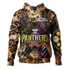 Penrith Panthers Custom Hoodie - Indigenous Wild Black Penrith Back To Black Scratch Style