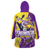 Melbourne Custom Snug Hoodie - The Indigenous Melbourne Thunder Catcher Oodie Blanket