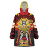Chiefs Anzac Day Custom Snug Hoodie - Remembrance Chiefs With Maori Patterns And Poppy Flowers Oodie Blanket