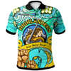 Otago Highlanders Rugby Polo Shirt - Custom Naidoc Week Otago Highlanders Warrior with Aboriginal Inspired "Get up! Stand up! Show up!" Polo Shirt