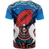 Rebels Rugby Naidoc Week T-shirt - Custom Rebels with Aboriginal and Torres Strait Celebrate Naidoc Week T-shirt