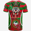 Australia South Sydney Rabbitohs Custom T-Shirt - 100% South Personalised Player And Number Indigenous T-Shirt