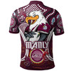 Australia Manly Custom Polo Shirt - Super Manly With Indigenous Culture Polo Shirt