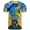 Parramatta Eels Custom T-Shirt - Parramatta Eels Army Indigenous Culture Personalised Name And Number T-Shirt