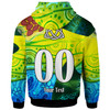 Canberra Raiders Hoodie - Custom Vikings Pride with Aboriginal Inspired Dot Painting Style Player And Number Hoodie