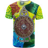 Canberra Raiders T-shirt - Custom Vikings Pride with Aboriginal Inspired Dot Painting Style Player And Number T-shirt