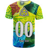 Canberra Raiders T-shirt - Custom Vikings Pride with Aboriginal Inspired Dot Painting Style Player And Number T-shirt