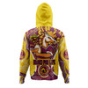 Australia Brisbane Broncos Custom Hoodie - Go Mighty Bronx Indigenous Art Personalised Player Name And Number Hoodie