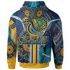 Parramatta Eels Hoodie - Custom Parramatta Eels Logo Aboriginal Inspired Indigenous Sport Style Hoodie