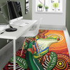 Australia Aboriginal Area Rug - Indigenous Frog Dot Art Painting