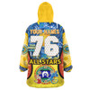 Indigenous All Stars Snug Hoodie - Custom Indigenous Dreamtime Team With Didgeridoo And Flag Oodie Blanket