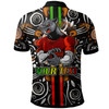 Penrith Panthers Polo Shirt - Custom Penrith Panthers Ball Aboriginal Inspired Indigenous Sport Style Polo Shirt