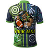 Canberra Raiders Polo Shirt - Custom Canberra Raiders Ball Aboriginal Inspired Indigenous Sport Style Polo Shirt