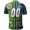 Canberra Raiders Polo Shirt - Custom Canberra Raiders Ball Aboriginal Inspired Indigenous Sport Style Polo Shirt