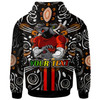 Penrith Panthers Hoodie - Custom Penrith Panthers Ball Aboriginal Inspired Indigenous Sport Style Hoodie