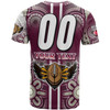 Australia Sea Eagles T-shirt - Custom Australia Sea Eagles Ball Aboriginal Inspired Indigenous Sport Style T-shirt