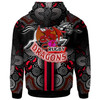 Australia ST George Hoodie - Custom ST George Ball Aboriginal Inspired Indigenous Sport Style Hoodie