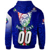 New Zealand Warriors Hoodie - Custom New Zealand Warriors Ball Maori Patterns Sport Style Hoodie