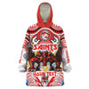 St. George Illawarra Dragons Indigenous Custom Snug Hoodie - The RED V With Indigenous Culture