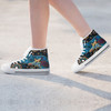 Indigenous All Stars High Top Shoes - Dreamtime Turtle With Dot Painting Art High Top Shoes