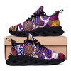 Aboriginal Inspired Patterns Clunky Shoes - Aussie Landscape Clunky Shoes