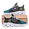 Indigenous All Stars Clunky Shoes - Dreamtime Turtle With Dot Painting Art Clunky Shoes