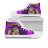 Cane Toads High Top Shoes - Cane Toads Mascot With Aboriginal Inspired Art