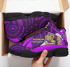 Cane Toads High Top Basketball Shoes J 13 - Cane Toads Mascot With Aboriginal Inspired Art