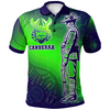 Australia Raiders Rugby Polo Shirt - Anzac Warriors Gradient Style Polo Shirt