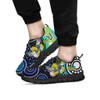 Parramatta Eels Sneakers - Parramatta Eels with Aboriginal Inspired Pattern Indigenous Sneakers