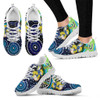 Parramatta Eels Sneakers - Parramatta Eels with Aboriginal Inspired Pattern Indigenous Sneakers