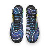 Parramatta Eels High Top Basketball Shoes J 13 - Parramatta Eels with Aboriginal Inspired Pattern Indigenous Sneakers J 13