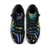 Parramatta Eels High Top Basketball Shoes J 11 - Parramatta Eels with Aboriginal Inspired Pattern Indigenous Sneakers J 11