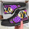 Melbourne Storm High Top Shoes - Melbourne Storm Thunder Indigenous with Torres Strait Islander Aboriginal Inspired Culture