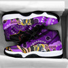 Melbourne Storm High Top Basketball Shoes J 11 - Melbourne Storm Thunder Indigenous with Torres Strait Islander Aboriginal Inspired Culture Sneakers J 11