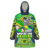 Canberra Raiders Custom Snug Hoodie - "We Are Canberra Raiders" Dot Art Painting