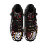 St. George Illawarra Dragons High Top Basketball Shoes J 11 - Dragon with Ball and Knight Contemporary Style of Aboriginal Inspired Sneakers J 11