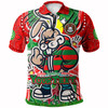 Australia South Sydney Rabbitohs Custom Polo Shirt - Indigenous Souths Blood, Passion, Pride Polo Shirt