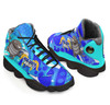 Cockroaches  High Top Basketball Shoes J 13- Torres Strait Aboriginal Inspired Flag  Sneakers