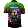 South Sydney Rabbitohs Polo Shirt - Custom Final Series Champions South Sydney Rabbitohs Player And Number Polo Shirt