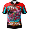 St. George Illawarra Dragons Polo Shirt - Custom Final Series Champions Dragon Personalised Player And Number Polo Shirt