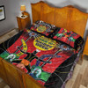 Australia Naidoc Week Quilt Bed Set - Celebrate Naidoc Week Aboriginal Inspired Culture "Get up, Stand up, Show up," Quilt Bed Set