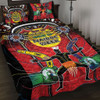 Australia Naidoc Week Quilt Bed Set - Celebrate Naidoc Week Aboriginal Inspired Culture "Get up, Stand up, Show up," Quilt Bed Set