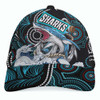 Cronulla-Sutherland Sharks Cap - Impetuous Sharkies with Ball and Dot Painting Art