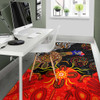 Australia Naidoc Week Area Rug - Naidoc Week with Australia Flag and Aboriginal Inspired Dot Pattern Rug