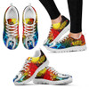 Australia Naidoc Week Sneakers - Naidoc Aboriginal Inspired Dot Art Painting With Hunting "Get up, Stand up, Show up," Sneakers