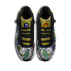 North Queensland High Top Basketball Shoes J 11 - Custom Indigenous Queensland Super Cows With Sea Turtle Scratch Style Sneakers J 11