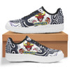 North Queensland Low Top Sneakers F1 - Indigenous Queensland Super Cows With Sea Turtle Scratch Style