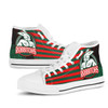 South Sydney Rabbitohs High Top Canvas Shoes - South Sydney Rabbitohs Super Style High Top Canvas Shoes